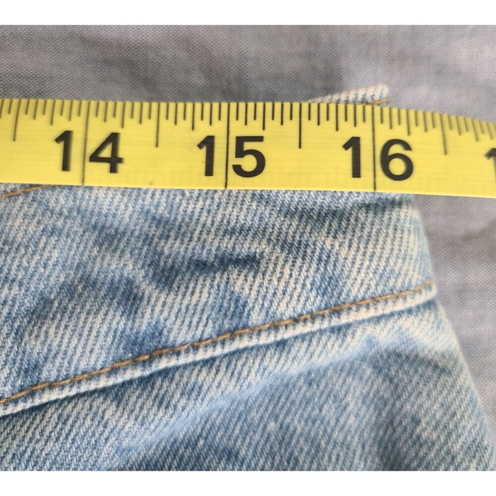 Carhartt Men's Light Wash Straight Leg Denim Jeans Size 32x32 Stained - Picture 8 of 9